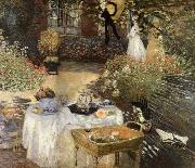 Claude Monet Luncheon oil